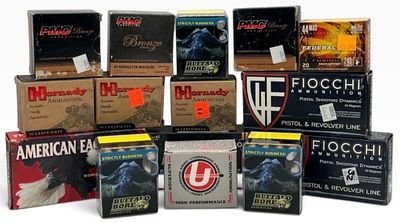 Approximately 400 Factory Rounds of Various Brands of 44 Magnum Pistol Ammunition. This lot 