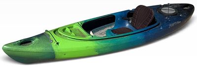 2018 Perception Swifty 9.5 DLX Kayak. This kayak is a Perception Swifty 9.5 DLX, a compact 