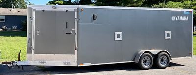 2014 Legend Thunder Aluminum Tandem Axle Inline Snowmobile Trailer. This Legend Thunder Series 