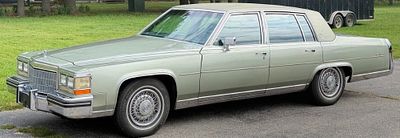 1985 Cadillac Fleetwood Brougham. This 1985 Cadillac Fleetwood Broughman is finished in a 