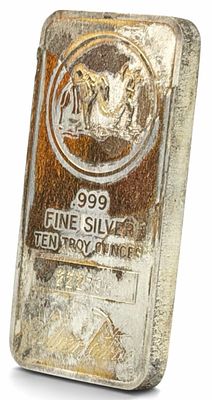 SilverTowne 10 Troy Ounces .999 Fine Silver Bar (222796)