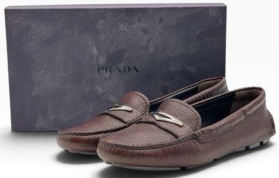 Vintage Prada Women's Driving Loafers, Size 9.5. These Vintage Prada driving loafers are 
