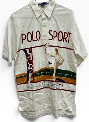 Vintage Ralph Lauren "Polo Cup Contest" Polo Shirt, Size Small. This Vintage Polo shirt is an 