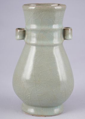 Guan Vase, China probably Song Dynasty,. Porcelain, China probably Song Dynasty ( 960-1279 ) 