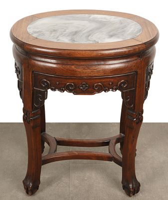 Side table with marble top, China Qing Dynasty,. Wood, China Qing Dynasty (1644–1911), side 