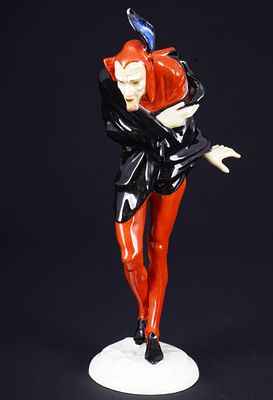 Hutschenreuther Mephisto - Karl TUTTER,. porcelain, green company mark, design by Karl TUTTER 