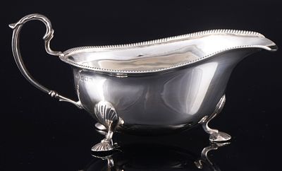 England Birmingham 925 Silber Sauciere von 1858, 
925 Silber, England / Birmingham von 1858, 