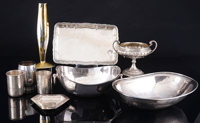 800-835 Silber Konvolut, 1903 Gramm, 
800-835 Silber, alle Teile gestempelt 800 / 835 und teils 
