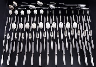 WILKENS Constanze 800 Silber Besteck, 76-teilig, 
800 Silber, gestempelt Wilkens + 