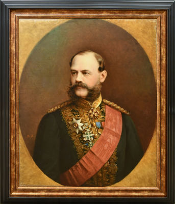 &laquo;Портрет неизвестного&raquo;. Худояров Василий Павлович (1829-1892). 
Холст, масло. Подпись 