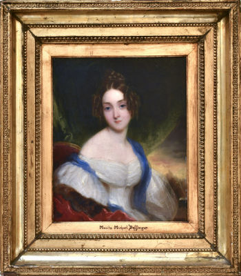 &laquo;Портрет&raquo;. Даффингер М.М. (1790-1849)- ? под вопросом . 
Холст, масло, надпись на раме: &laquo;Moritz 