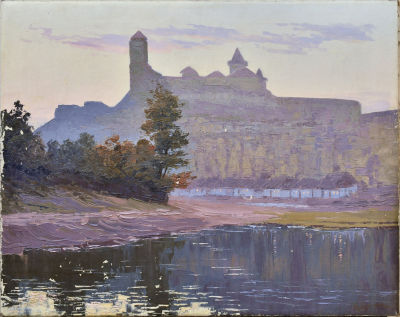 &laquo;Каменец-Подольская&raquo;. Под вопросом - Химона Н. П. (1864-1929) 
Холст, масло, 64,5х82,5. 