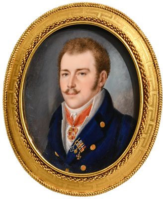 Генрих Абель Cейферт (1768 – 1834) (Heinrich Abel Seyfert) . &laquo;Портрет русского офицера в 