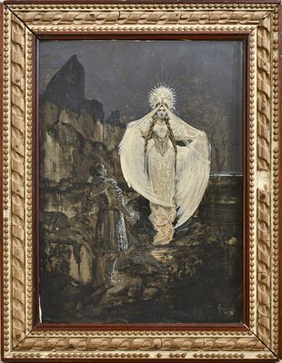 Сергей Сергеевич Соломко (1867-1928) . Иллюстрация к &laquo;Сказке о Царе Салтане&raquo; А.С. Пушкина 