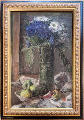 Александр Михайлович Герасимов (1881-1963) -? (под вопросом). &laquo;Натюрморт&raquo;. 
Картон, масло, 1947 