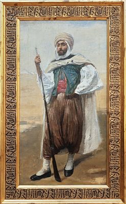 Константин Егорович Маковский(1839 – 1915) -? ( под вопросом). &laquo;Арабский воин&raquo;. 
Холст 
