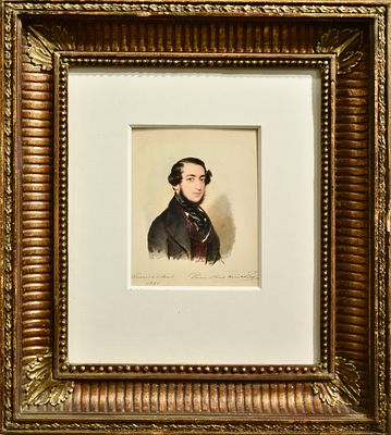 Майкл Мориц Даффингер (1790-1849). &laquo;Портрет князя Алексея Борисовича Куракина (1809-1872)&raquo;. 