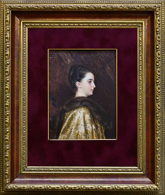 Альберт Густав Аристид Эдельфельт (1854 - 1905). &laquo;Портрет Елены Петровны Демидовой, урожденной 