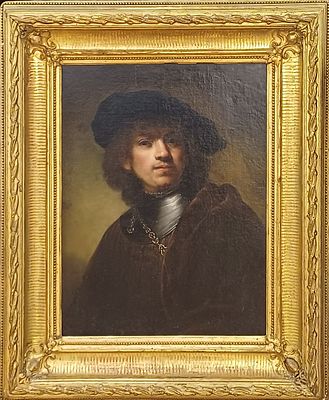 Неизвестный художник XVII век (?). Копия с &laquo;Портрет молодого человека с горжетом и беретом&raquo; 