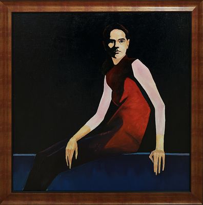 Феликс Романович Воинков (1932-2011). &laquo;Подросток. Портрет дочери художника&raquo; 
Холст, масло, 1975 