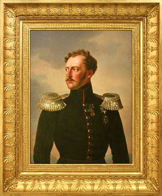Тип Крюгера. &laquo;Портрет императора Николая Первого&raquo; 
Холст, масло, середина 1830-х – 1840 – е гг. 