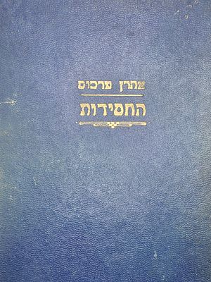 החסידות רבי אהרן מרקוס ספר חובה בענייני החסידות נדיר מאוד