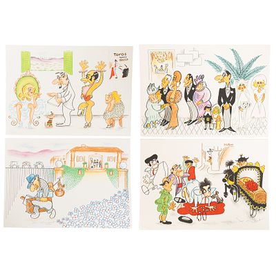 Xavier Cugat i Mingall (Girona, 1898-Barcelona, 1990) Xavier Cugat 26 Caricaturas. Libro en 