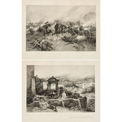 Despu&eacute;s de Alphonse de Neuville (Saint-Omer, Francia, 1836-Par&iacute;s, Francia, 1885) &laquo;Le Cimenti&egrave;re 