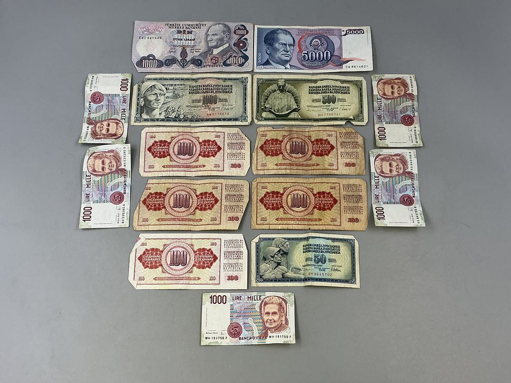 Mixed Selection of Banknotes