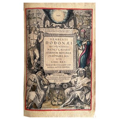 [SCIENCE AND MEDICINE] - DODOENS Rembert (1517 - 1585) - [Botany – Monumental Early Modern 