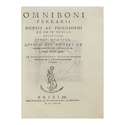 [SCIENCE AND MEDICINE] - FERRARI Ognibene (XVIth century) - First And Sole Edition. A 