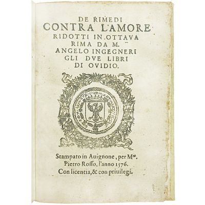 [LITERATURE] - OVIDIUS Publio Naso (43 BC - 18 AD) - 1576. Fifty Ways To Leave Your Lover. Ovidiu 