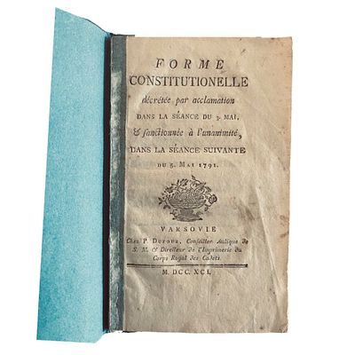 [HISTORY] - POLAND - CONSTITUTION OF 3 MAY 1791 - The Revolutionary Voice of a Vanishing 