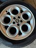 ALFA ROMEO 156 - FOUR ALLOY WHEELS WITH TIRES. 4alloy wheels with P7 Pirelli belted tires 
Alfa Fotos - 2