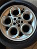 ALFA ROMEO 156 - FOUR ALLOY WHEELS WITH TIRES. 4alloy wheels with P7 Pirelli belted tires 
Alfa Fotos - 3