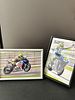 VALENTINO ROSSI -- TWO UNIQUE PHOTOS WITH FRAME. Valentino Rossi (Urbino, 16 February 1979) is Fotos - 1