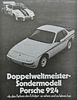RARISSIMA Porsche 924 MJ77, Special Edition 
Martini Weltmeister Sondermodell. VERY RARE Porsche Image - 94