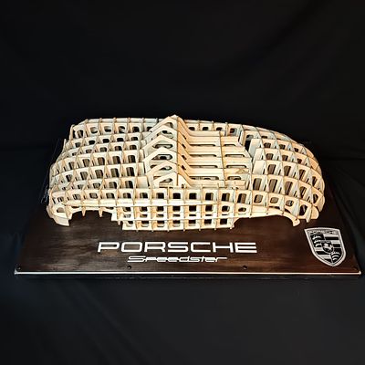 PORSCHE - CALIBRO DI CONTROLLO IN SCALA 1:4 REALIZZATO NEL 2000. Calibro di controllo in scala 