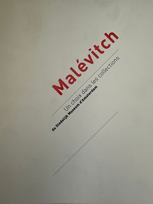 Малевич. Каталог выставки 2003 года в Стаделик музее. 128 стр.