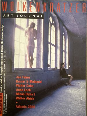 Арт журнал НЕБОСКРЕБ. 5/1988. С заметкой о выставках неофициального искусства в Германии.