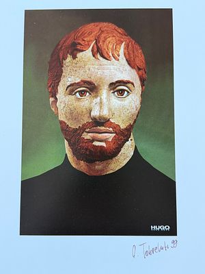 Ольга Таблерутс. Литоофсетная печать на бумаге Velin, 
Дата и подпись художника. 
Edition 