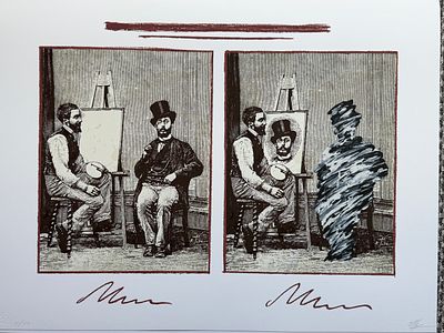Сергей Мироненко. Цветная шелкография, подписана и пронумерована автором. 32 лист из тиража 100 
