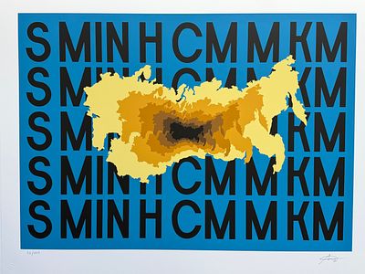 Владимир Мироненко. . Цветная шелкография, подписана и пронумерована автором. 32 лист из тиража 