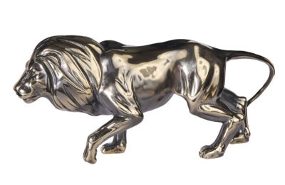 Бронзовая скульптура &laquo;Лев&raquo;, полностью ручная работа 
Бронза, патинирование 
20 см