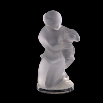 Lalique коллекционная фигурка &laquo;Диана и Актеон&raquo;, Франция, 1980-е 
В: 7,5 см 
клеймо: 