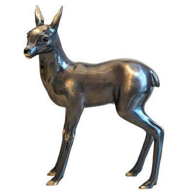 Олененок, бронзовая скульптура, полностью ручная работа. Олененок бронзовая скульптура: 