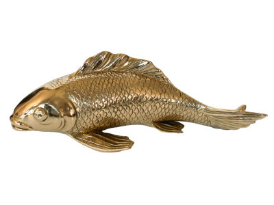 "Золотой карп" бронзовая скульптура. Золотой карп - это бронзовая скульптура, которая станет 