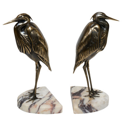 Галерея Lea - Аисты держатели для книг, бронзовые. Держатели для книг "Аисты" - это не просто 