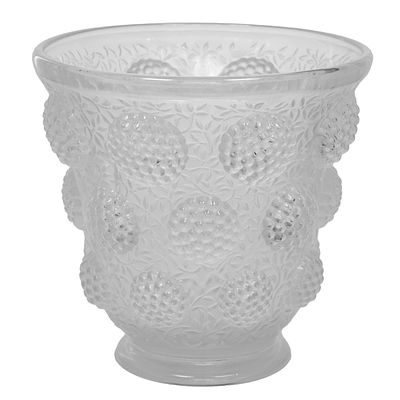 Verlys ваза "Les Cabachon", Франция, 1970-е гг. в.: 21 см 
Verlys Glass.Верли. 