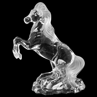 Nachtmann коллекционная статуэтка &laquo;Конь&raquo;, Германия, 80-е гг. Великолепная хрустальная статуэтка 
